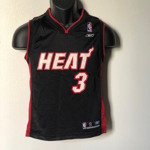 Dwayne Wade Heat Iron Jersey, Black, Size Small